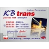 KB Trans Przewozy Polska - Londyn